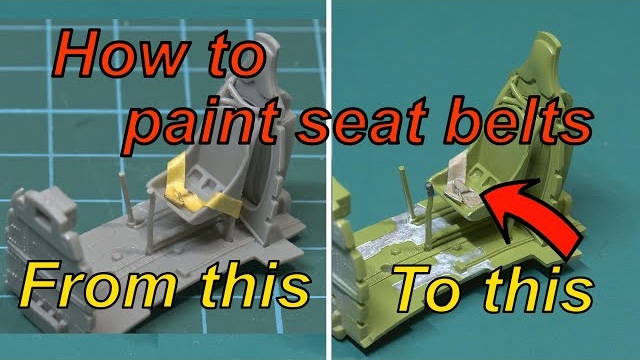 How to paint seat belts